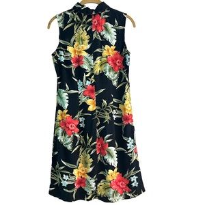 Caribbean Joe Vintage 90's Sleeveless Hensley Style Tropical Summer Dress - S
